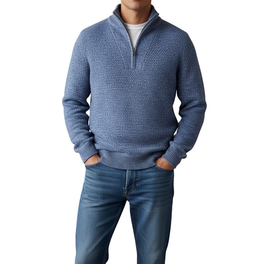 Alesbury 1/4 Zip Pullover Sweater Blue NWOT Men’s Size Medium